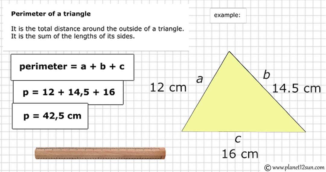 perimeter of a triangle