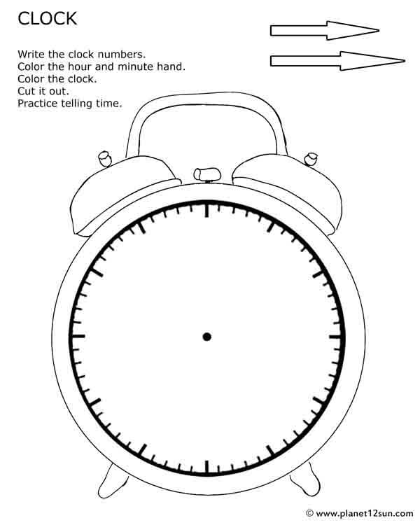 cut out clock