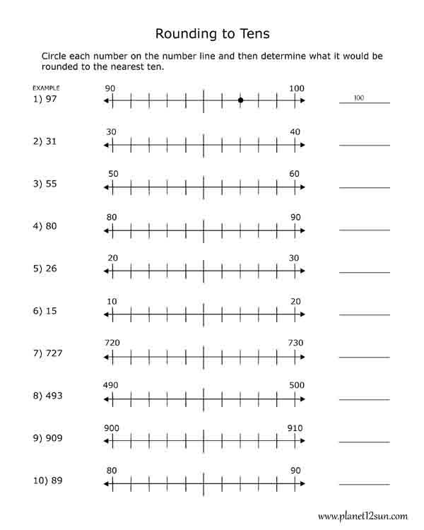 rounding to 10