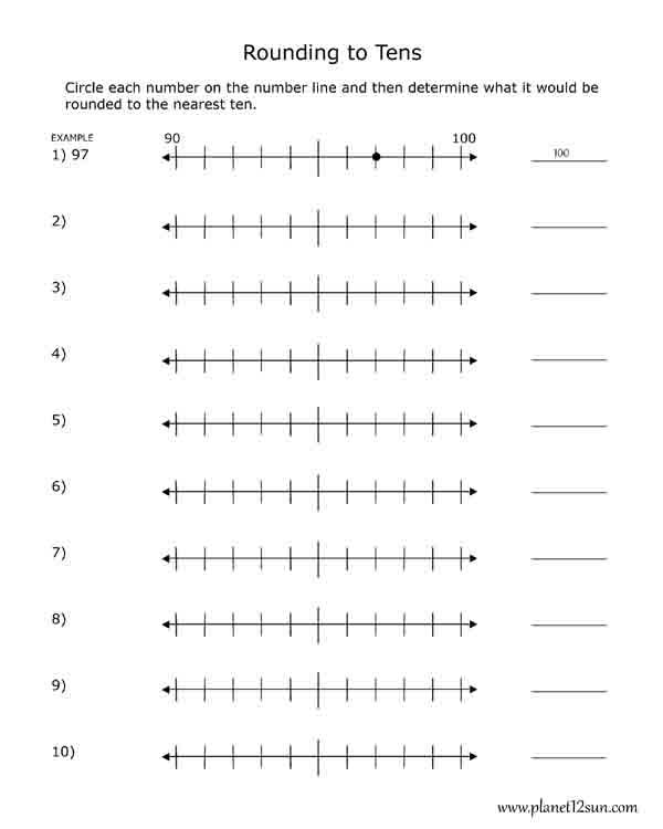 rounding to 10 blank