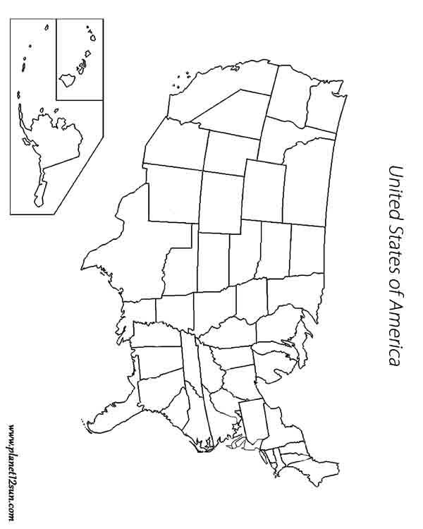 usa map-blank